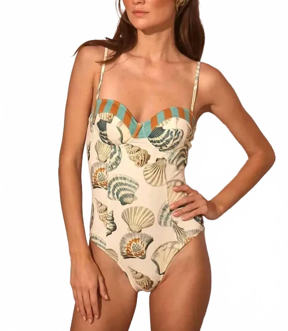 NEW HUNTER BELL nevis one piece in somers shell cream
